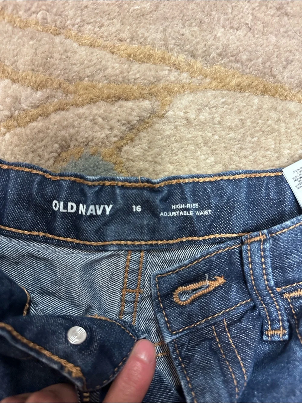 Old Navy Blue Denim Frayed Hem Shorts
